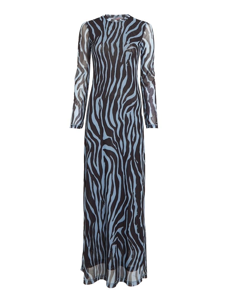 Tjw Zebra Maxi Knit Dress Elbise Kadın