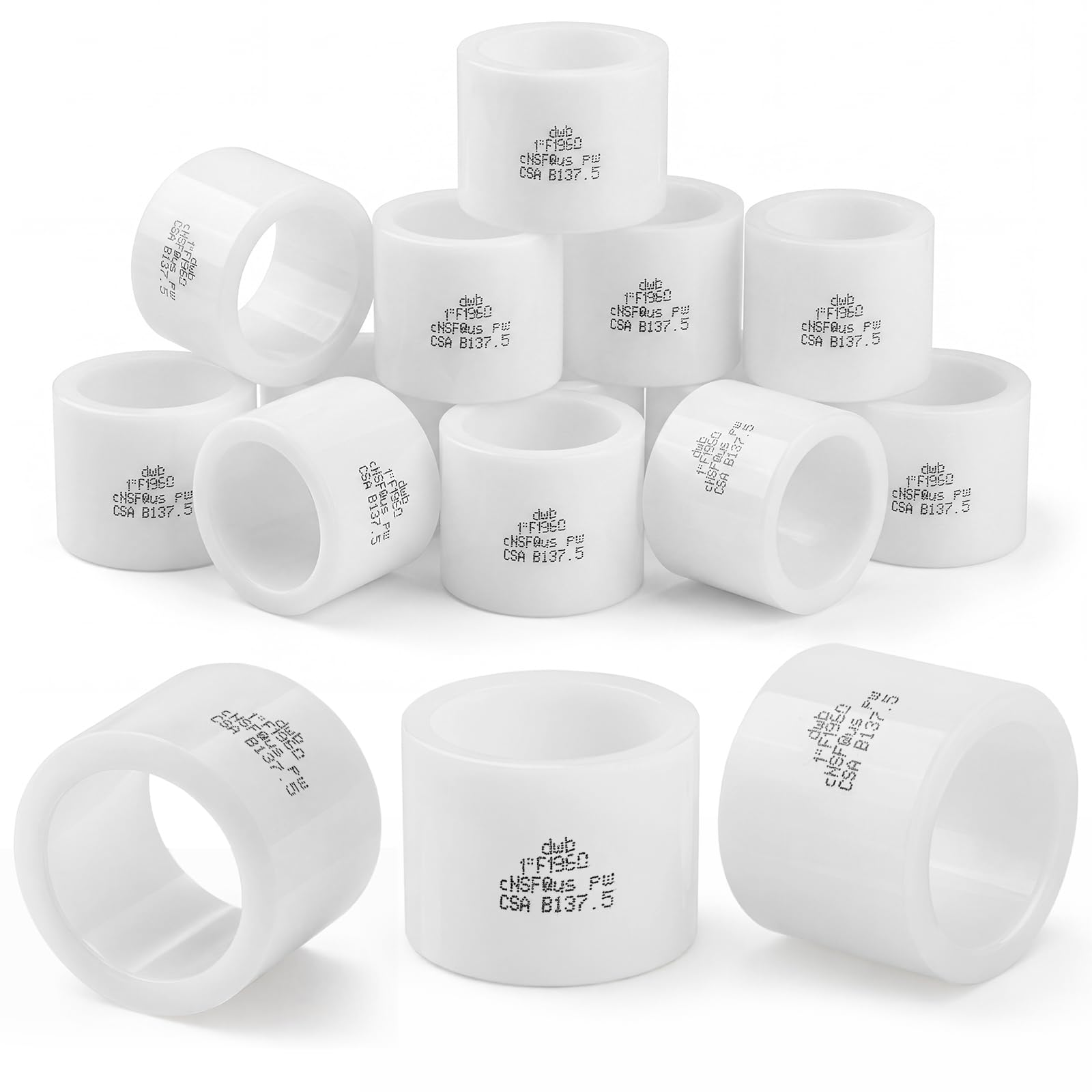 Kathfly 10 Pcs 3/4'' PEX-A Expansion Ring for Compatible Expansion Fitting