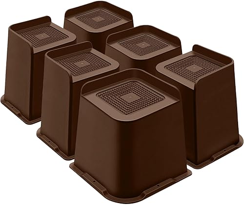 Vista 10 de Elevadores de cama de 4 pulgadas resistentes, elevadores de muebles para cama, escritorio, mesa, sofá, sillón, elevadores de cama de gran