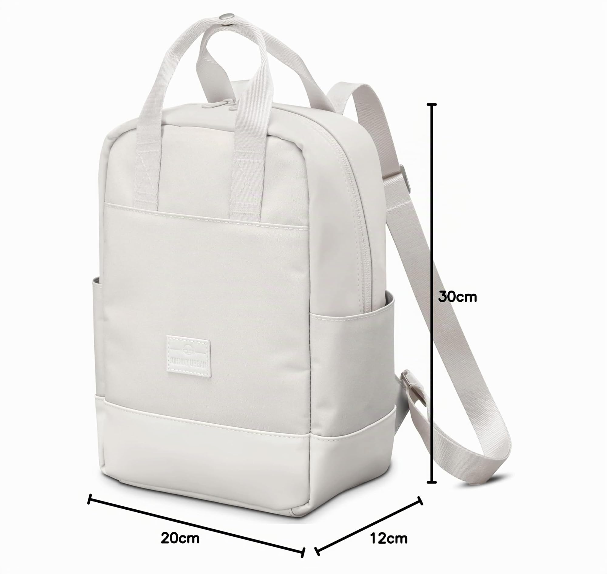 Johnny Urban Rucksack Damen Klein Beige - Jona Small - Stylischer Kleiner Mini Cityrucksack mit Tablet Fach - 7L - Wasserabweisend
