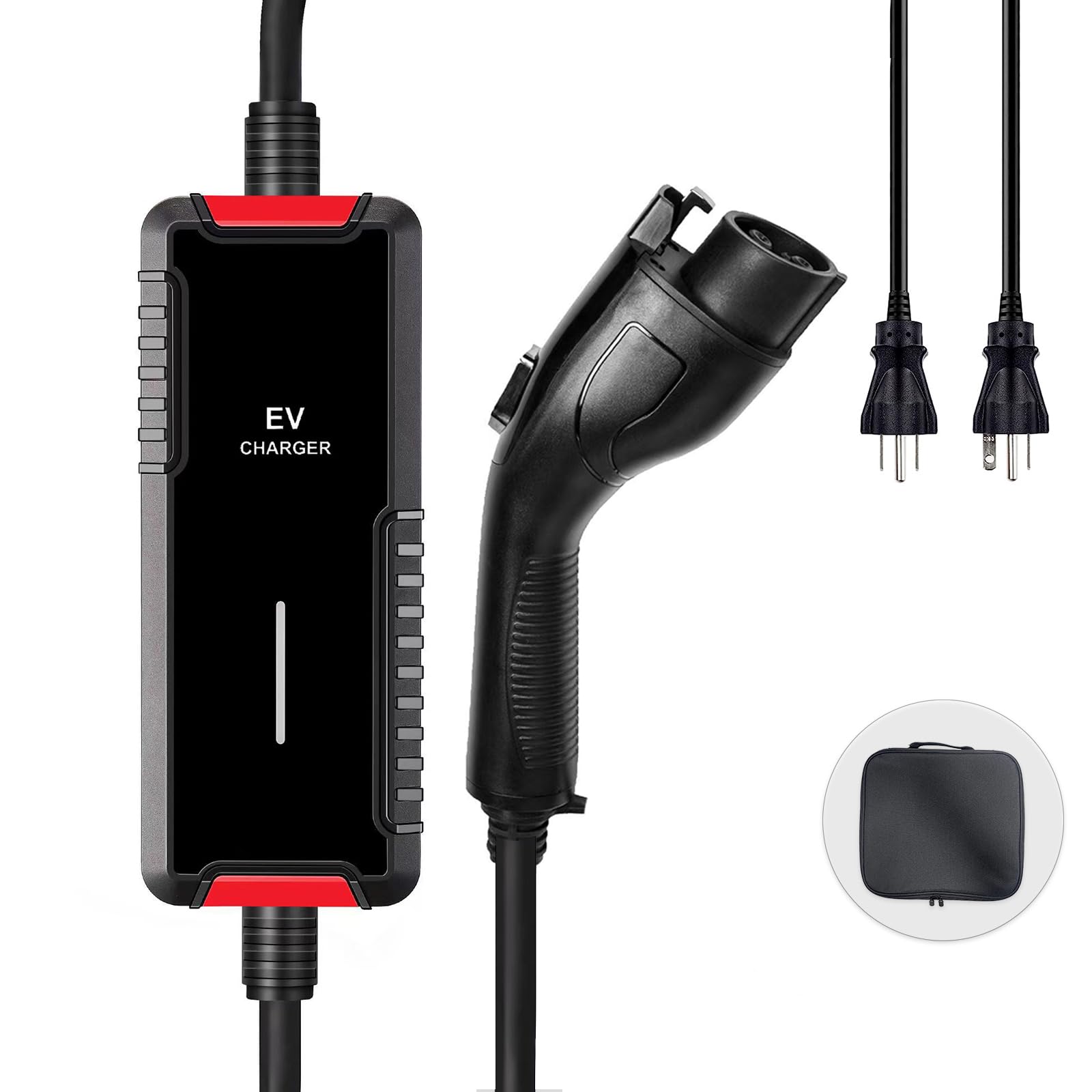 Amazon.co.jp: レベル2 EV充電器: 16アンペア 120V-240V NEMA 5-15