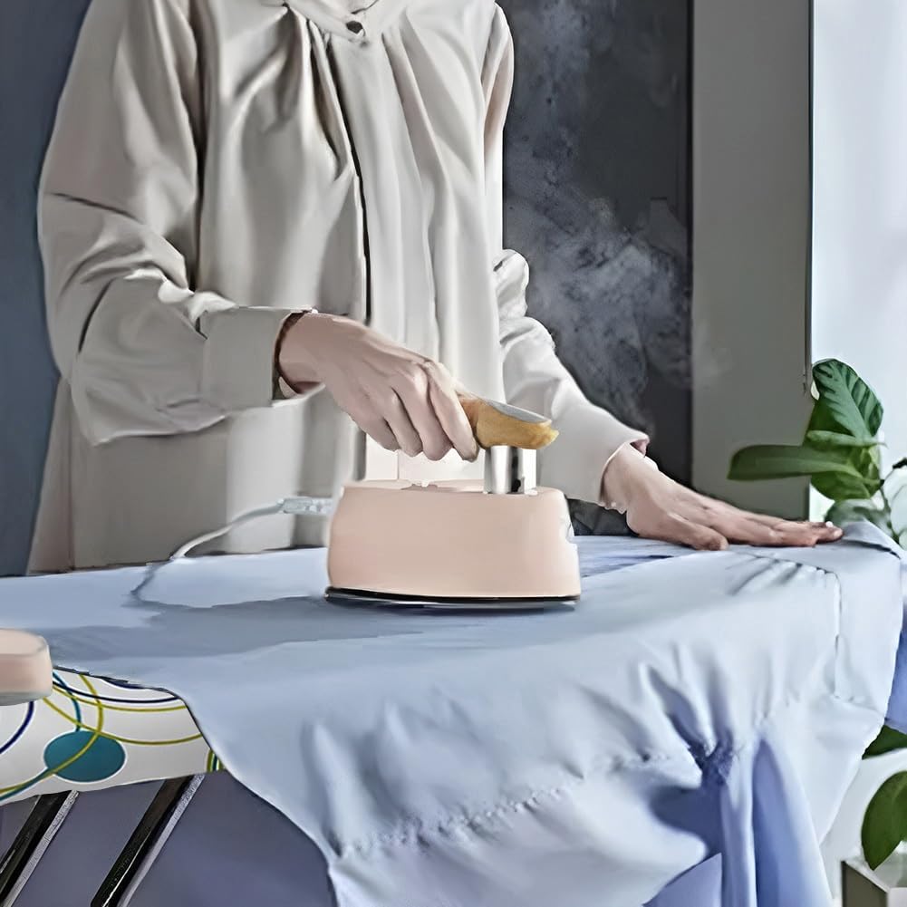 Replacement Ironing Board Cover, Scorch Resis-tant Toggle Fastening Secure Fit, Easily Fits to Boards of 91-122cm(Brown,51.1 L x 18.9 in W (130 x 48 cm))