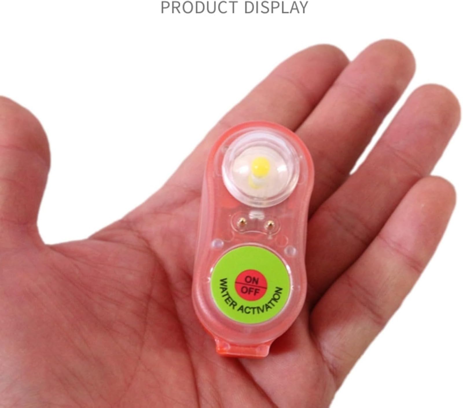 Luz LED con Clip para Chaleco Salvavidas (6 Unidades), Intermitente para emergencias acuáticas, Ideal para Adultos y niños