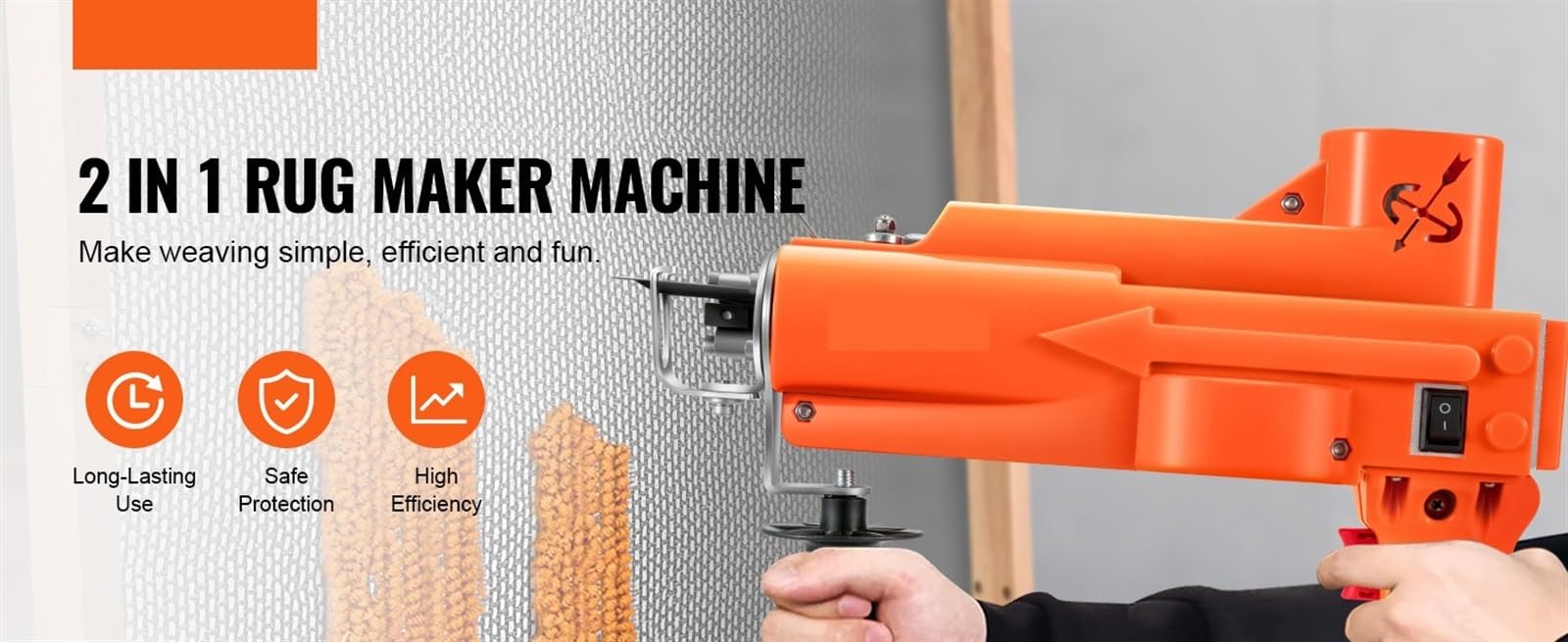 Macchina for Tessere a Pistola for tufting di tappeti elettrici, Attrezzatura for Maglieria a Pelo Corto con attrezzo for Ricamo Floccato Professionale