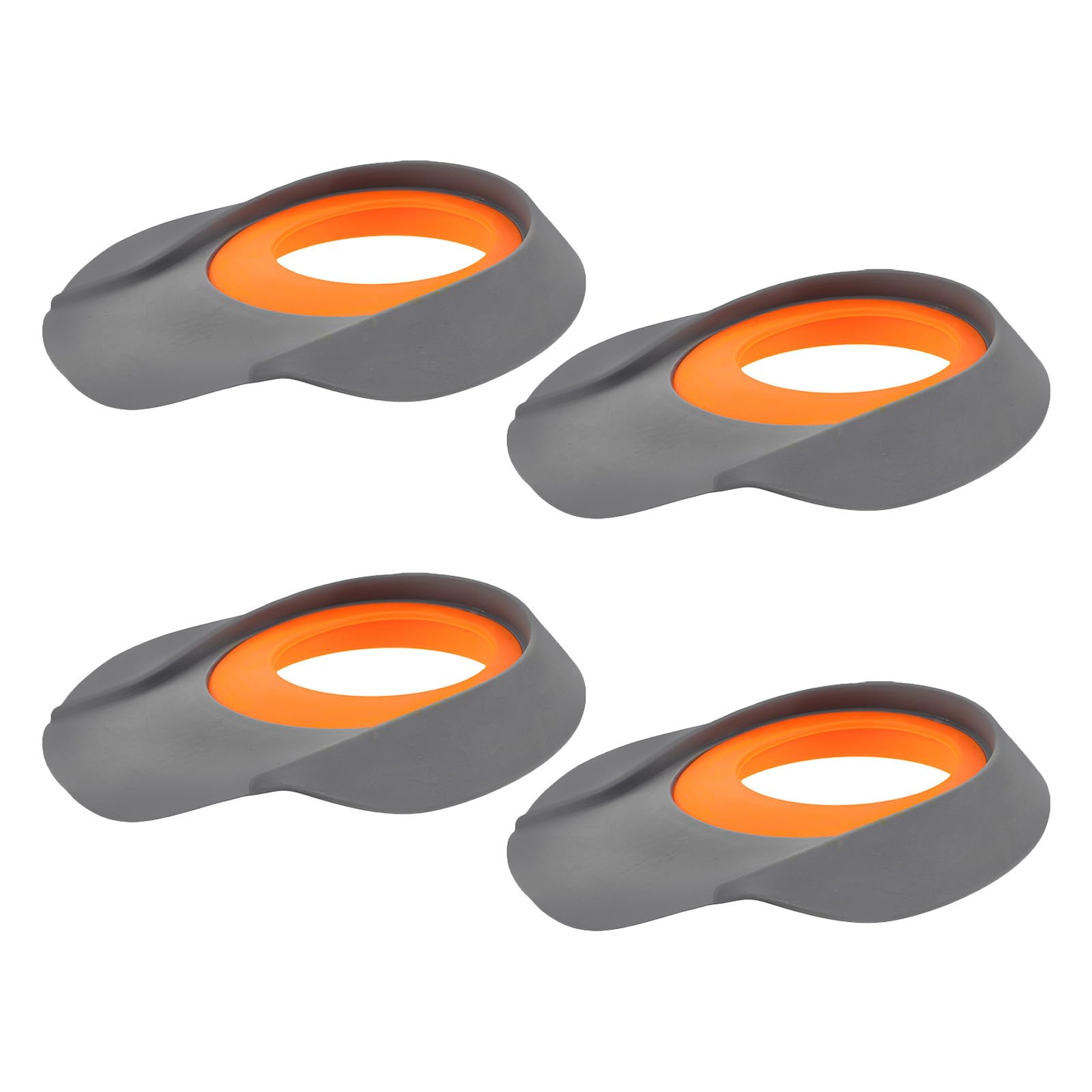 Juego de 4 Copas de Práctica de Putting de PVC para Entrenamiento Realista de Golf en Interiores y Exteriores