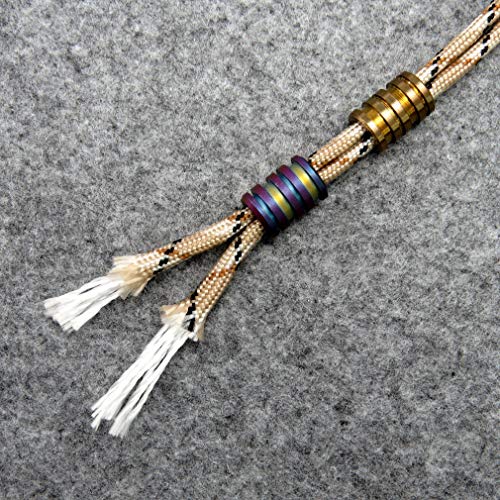 Ccanku C1123 Titanium Alloy Tc4 Pendant Knife Key Jewelry Parachute Cord Bead Pendant 14Mm (2 Pcs) … #TOP3