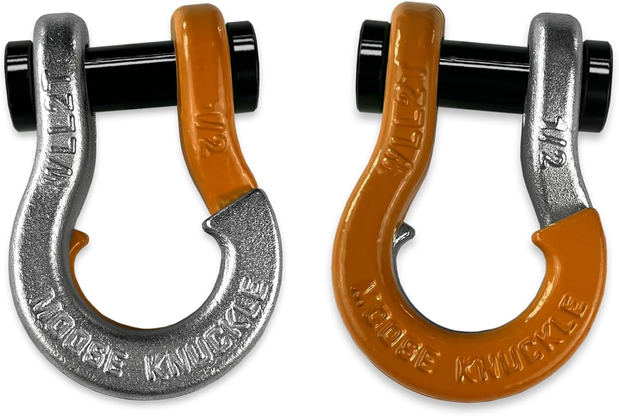 Jowl Split Shackle 1/2” Color Combo | 4,000lbs Capacity - Forged Chromoly Steel Shackle Fits ATV SxS UTV Side-by-Side Powersports with 5/8” pin Nice Gal/Nice Gal