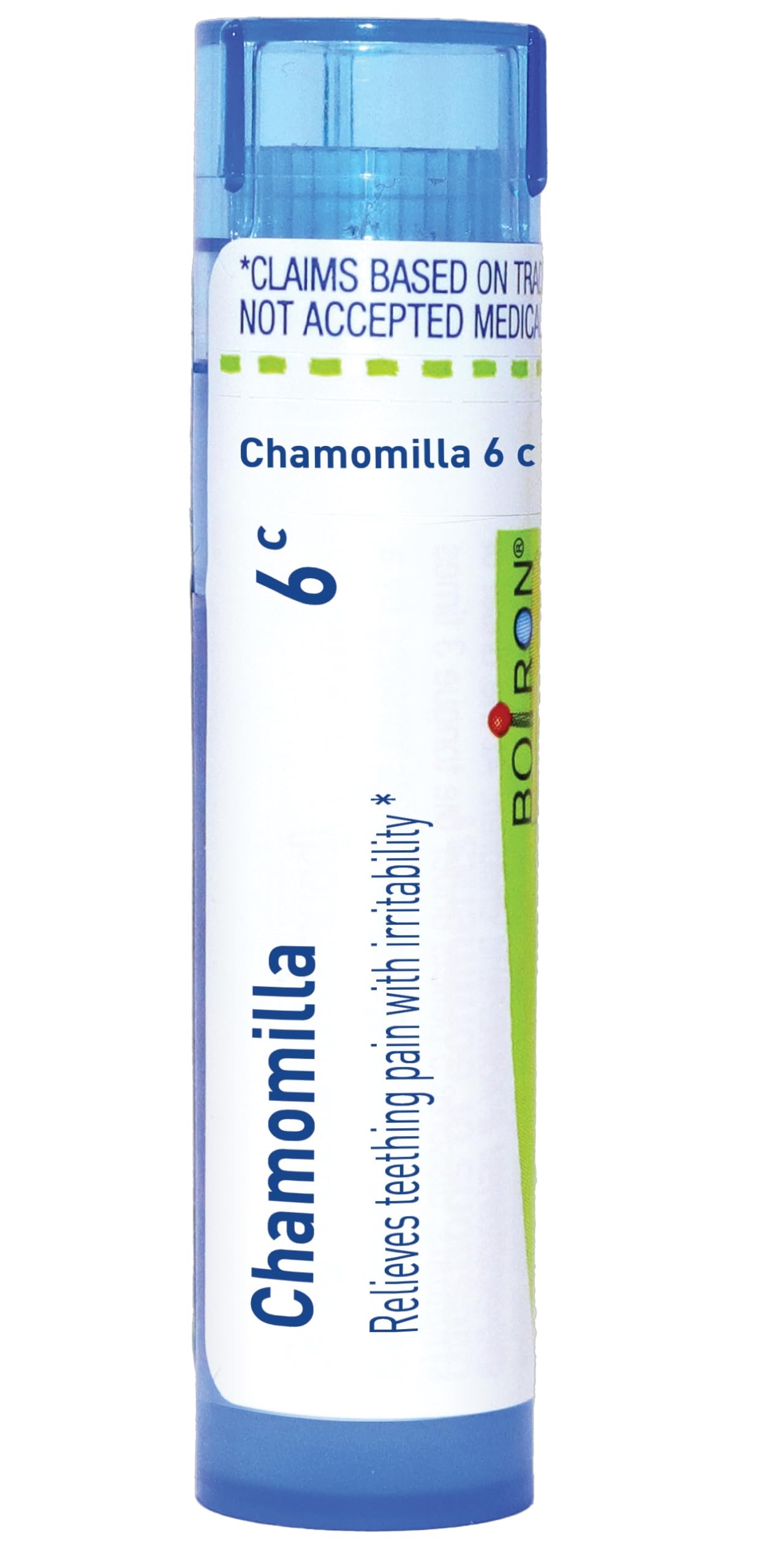 Boiron Chamomilla 6C Homeopathic Medicine for Teething Pain Relief for Babies - 80 Pellets