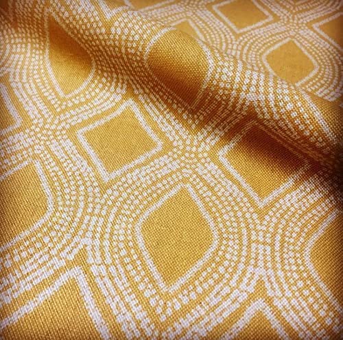 Art Deco Rhombus Damask Diamond Print Fabric Floral Cotton Material for Curtains Upholstery Home Decor, 140cm Wide Canvas - Image 2