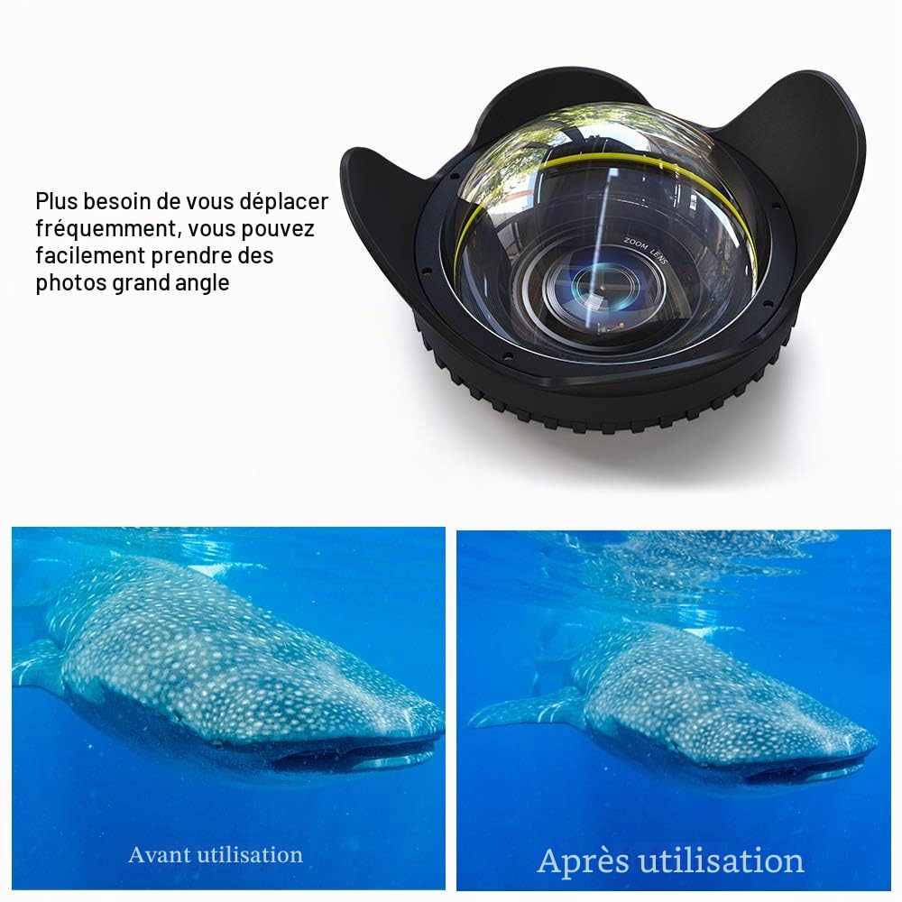 Sea frogs Lentille de Correction d 'humidité à Grand Angle pour boîtier sous - Marin (Adaptateur Circulaire 67mm)