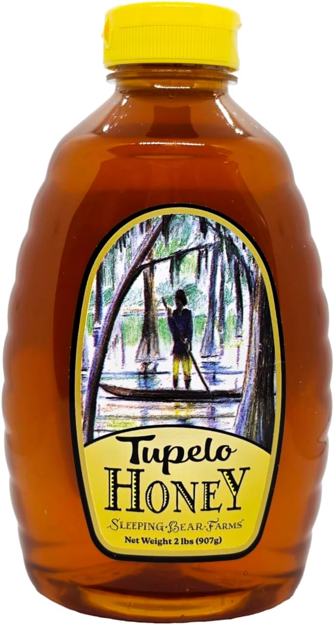 - Tupelo Honey 32oz - 2 pound -Two pound Jar- from Sleeping Bear Farms Beekeepers in the Florida Apalachicola River Basin