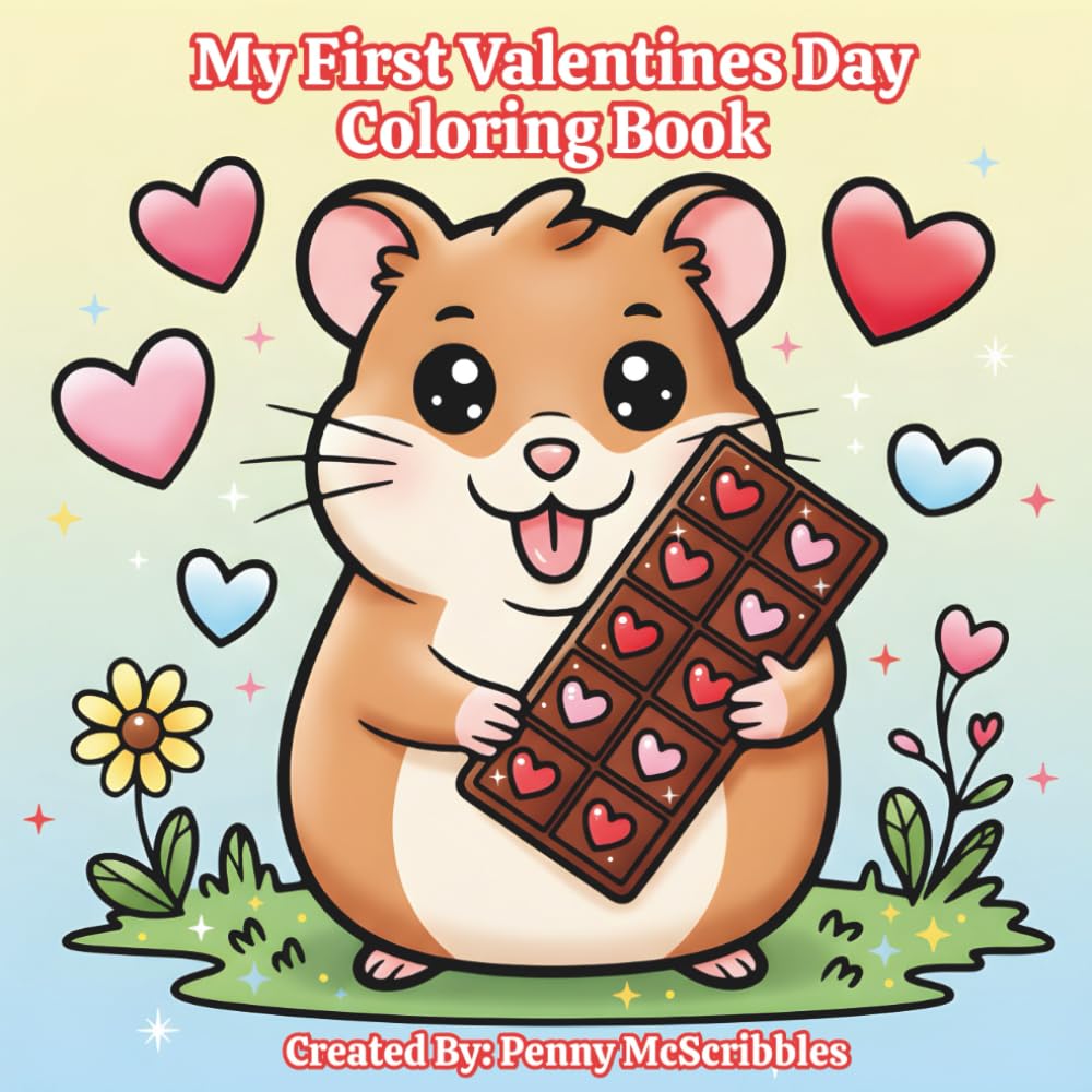 My First Valentines Day Coloring Book