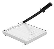 B5 Heavy Duty Paper Cutter, 11 in x 10.6 in 6 Sheets Capacity Paper Trimmer for Coupon, Label, Cardstock, and Scrapbooking Craft for Office and Home (B5)