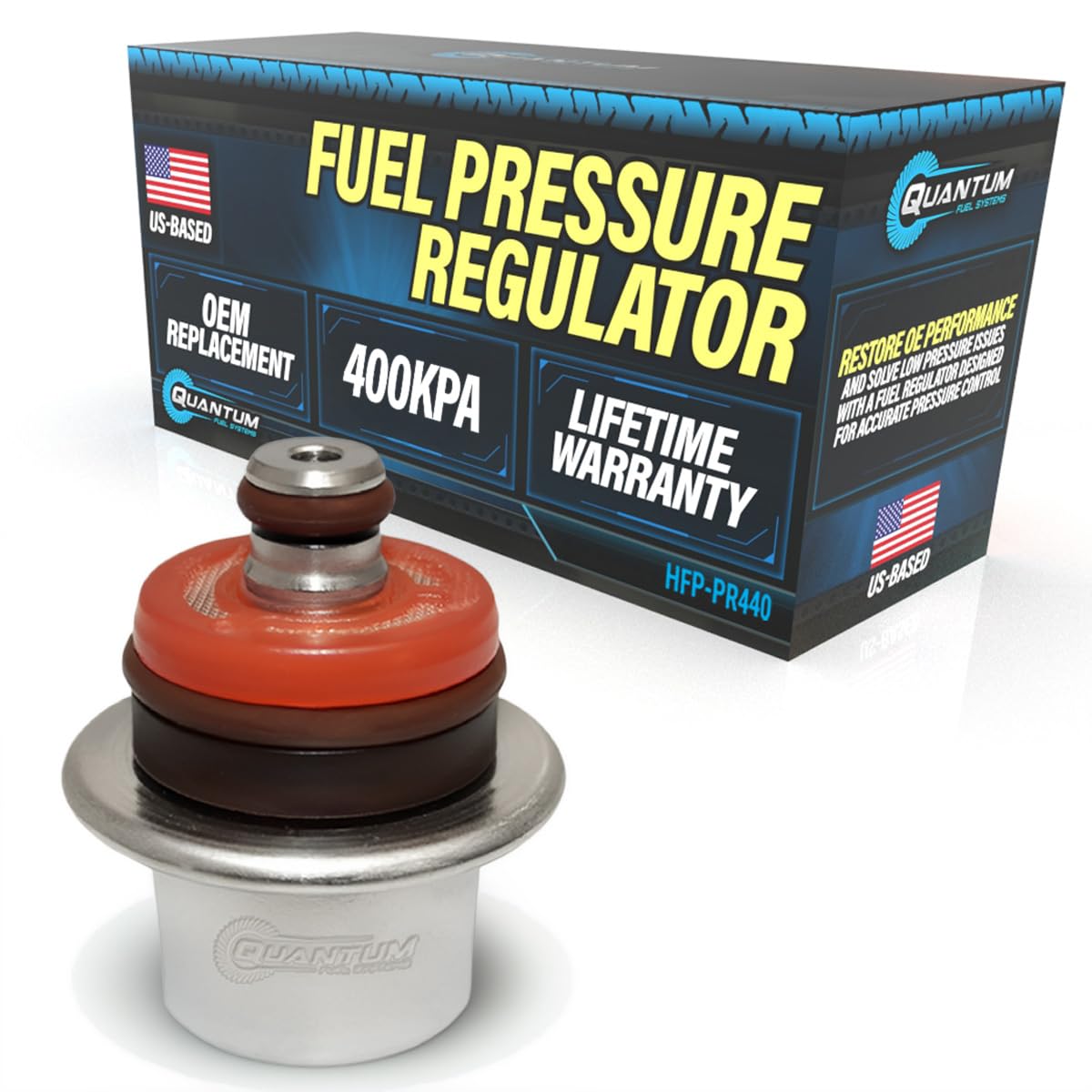 QFS Fuel Pressure Regulator for Harley Softail 2001-2007