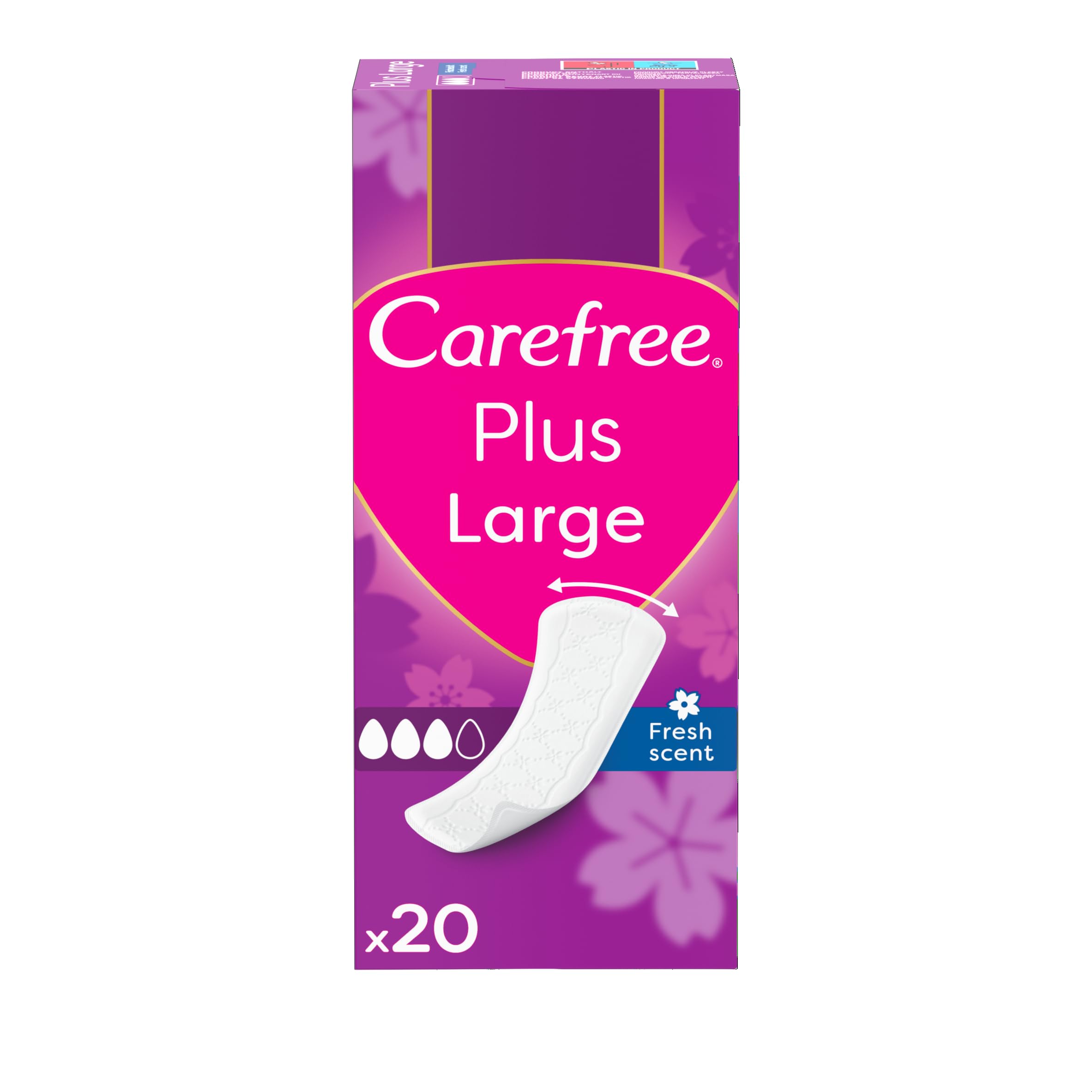 CAREFREE PLUS PANTYLINERS LARGE FRESH - 1