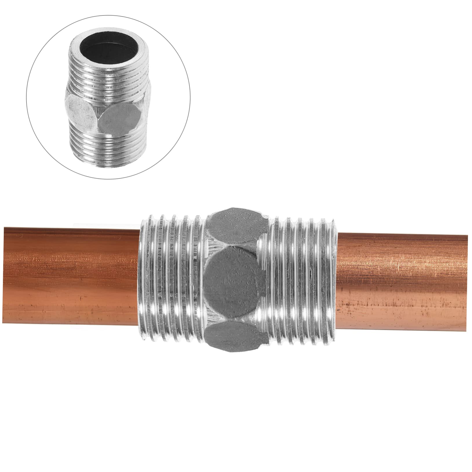 Veemoon 4 Set Connettore Flessibile Acciaio Inox Raccordi Per Tubi Resistente E Impianti Idraulici 10 Pezzi*4