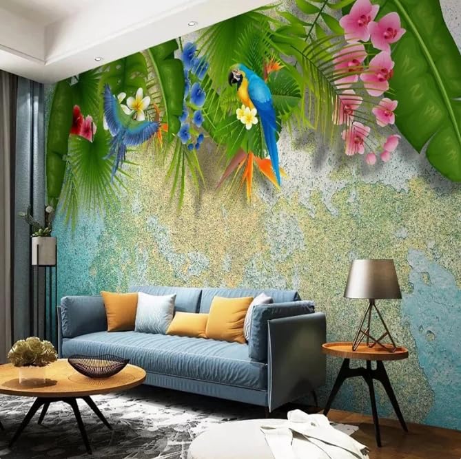 Papier peint photo 3D oiseaux papier peint panoramique luxe