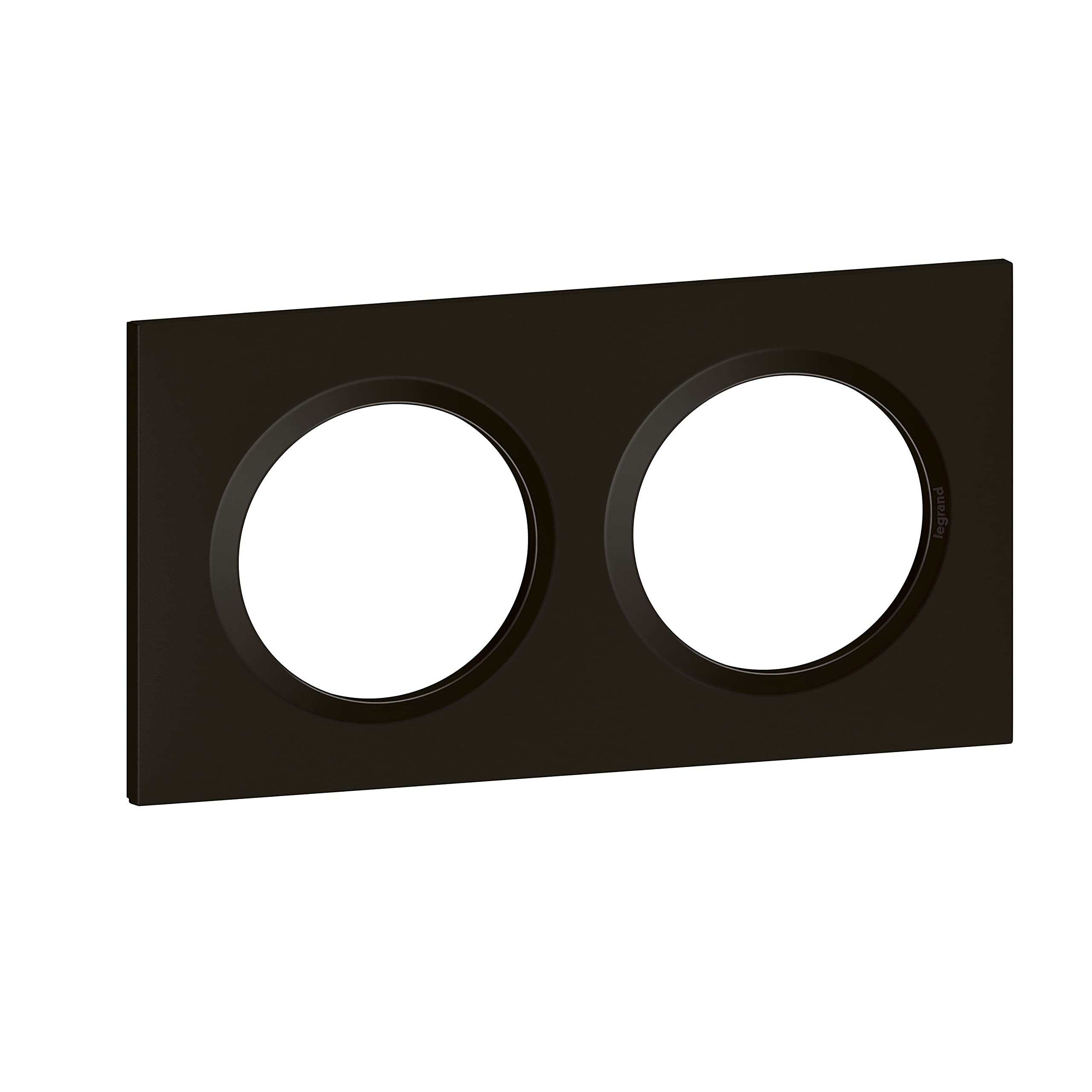 Legrand Steckdosen-Set – 3 Stück, 2P+T, 16 A, Oberfläche Dooxie, Schwarz, Vorverdrahtet