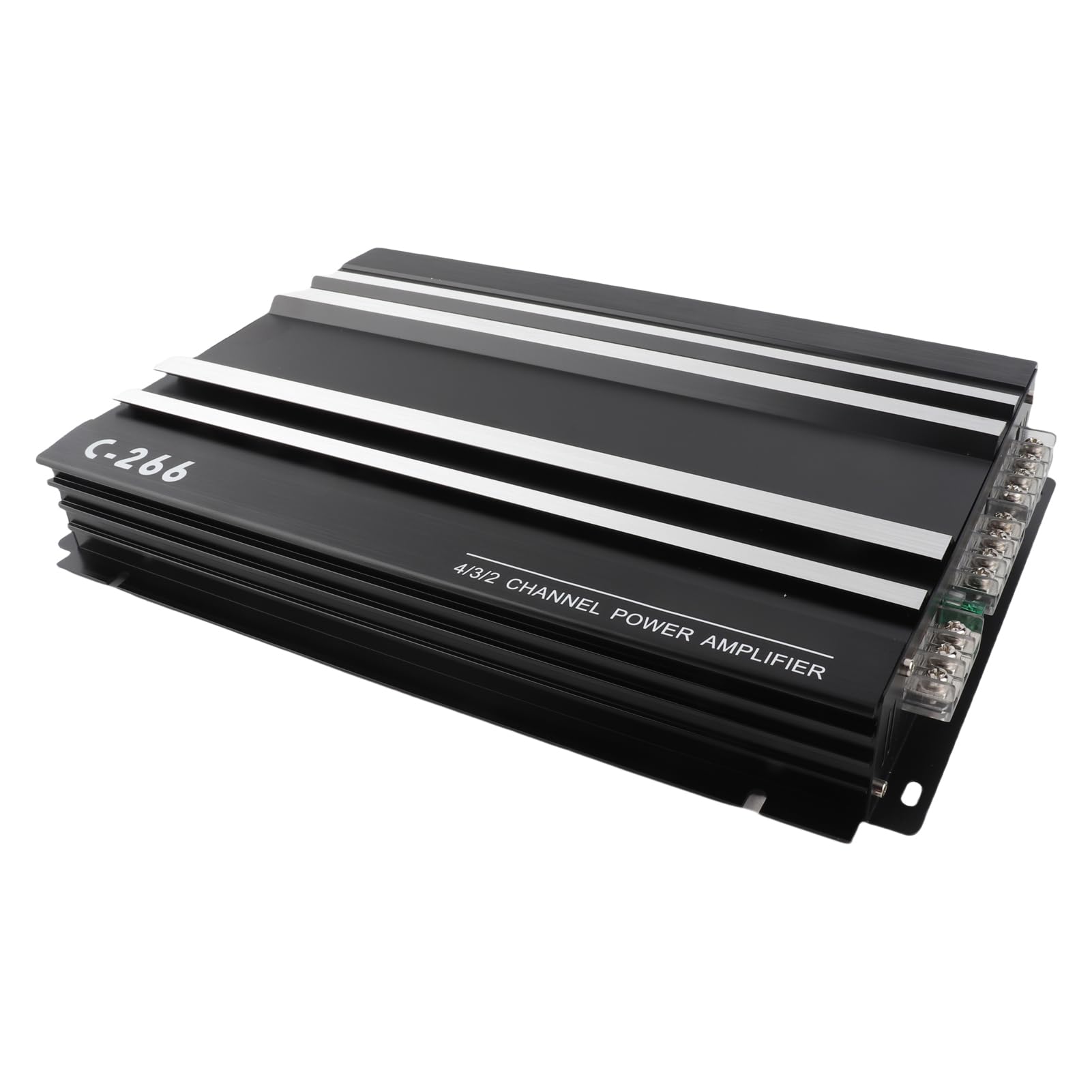Amplificatore di per Auto Amplificatore Audio 12V a 4 Ad Alta in Lega di Alluminio per gli Appassionati di Musica