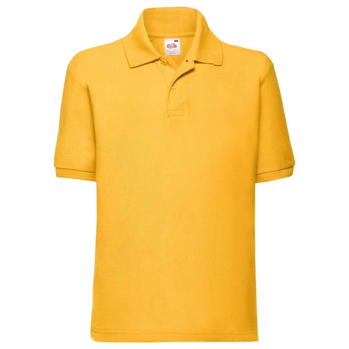 Fruit Of The Loom Boys Sunflower Yellow ' Polo Shirt Yellow Sunflower 5 Years