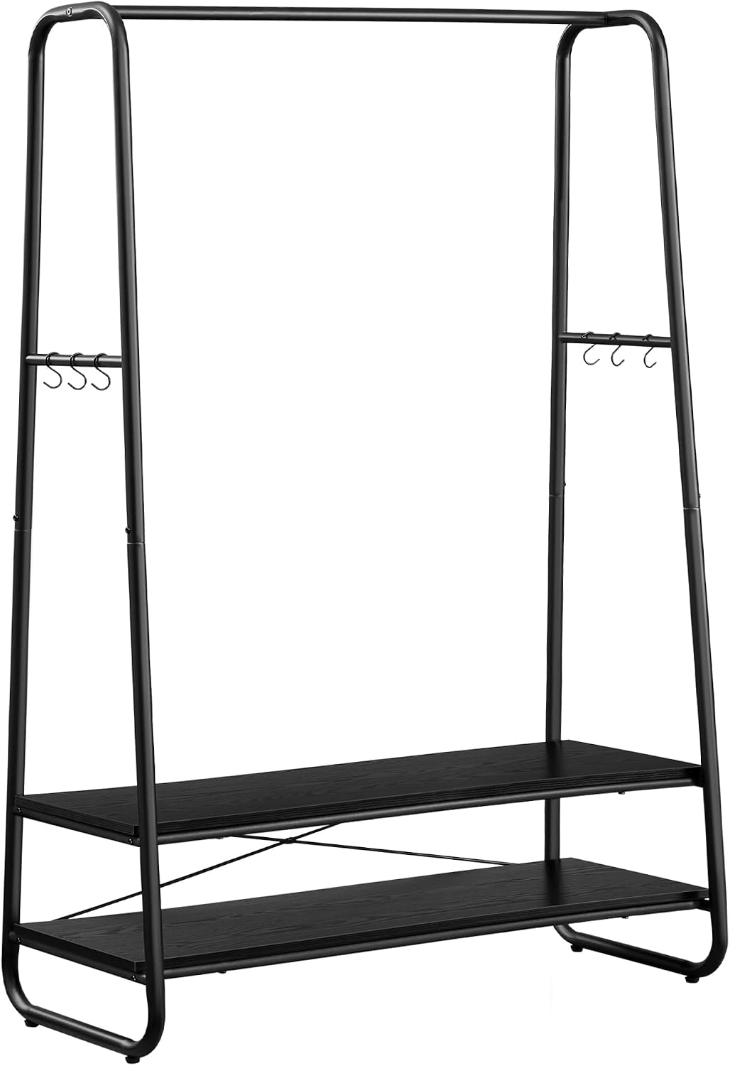 Amazon.com: VASAGLE Clothes Rack, Coat Rack, Wardrobe, Cloakroom with 2 ...
