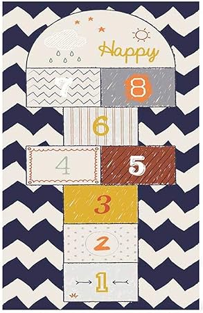 Minyu Enfants Ramper Moquette Tapis De Jeu Antiderapant Tapis De Sol Bebe Tapis De Jeu Marelle Epais Chambre A Coucher Tapis Couverture De Chevet 80x0cm 31x79inch B Amazon Fr Bebe Et Puericulture