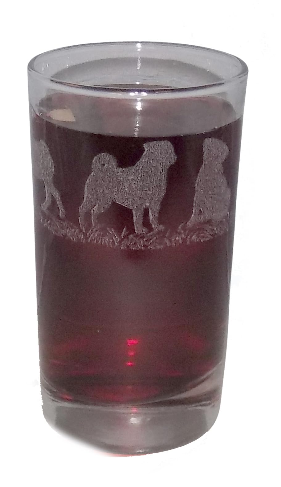 Pug Engraved Highball Tumbler — image 1