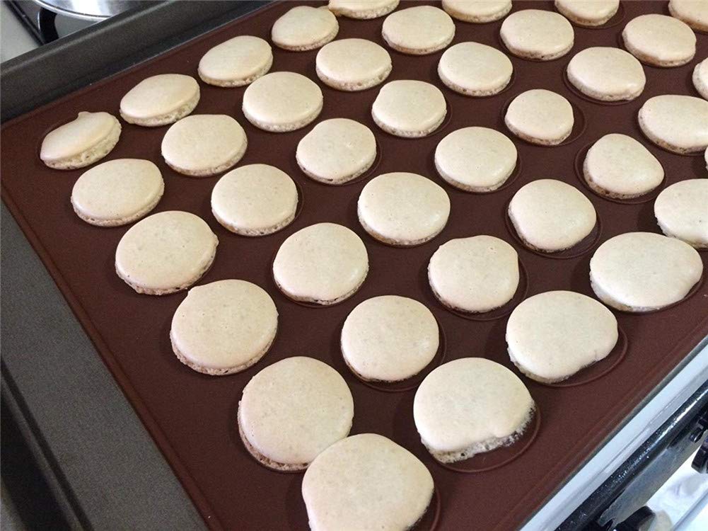 Tappetino Silicone Per Macaron - 48 Cavità, 38x28cm, Antiaderente, Per Forno E Microonde - Foto 3