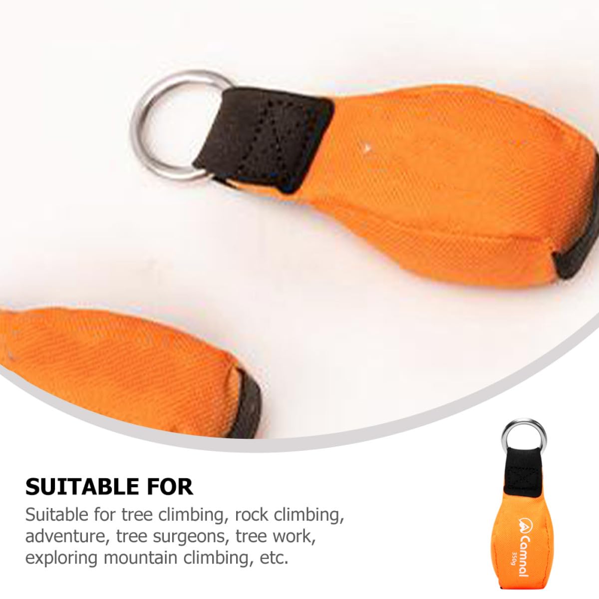 Wurfseiltasche für Täglichen Gebrauch, Orange Nylon, Kletterausrüstung