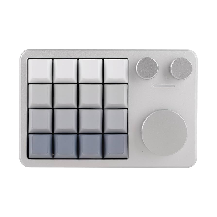 KiiBOOM Cybrix 16 左手キーボード 左手デバイス テンキー Amazon.com: KiiBoom Cybrix 16 VIA Programmable Macro Pad