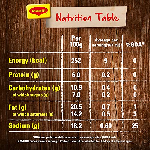 Image of Maggi Vegetable Stock ( Halal ) with Olive Oil 24 Cubes ( 24 X 20g ), 480g