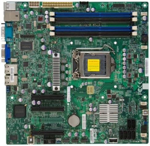 Carte Mère Supermicro X9SCL LGA1155, DDR3, Double Port Ethernet, MicroATX