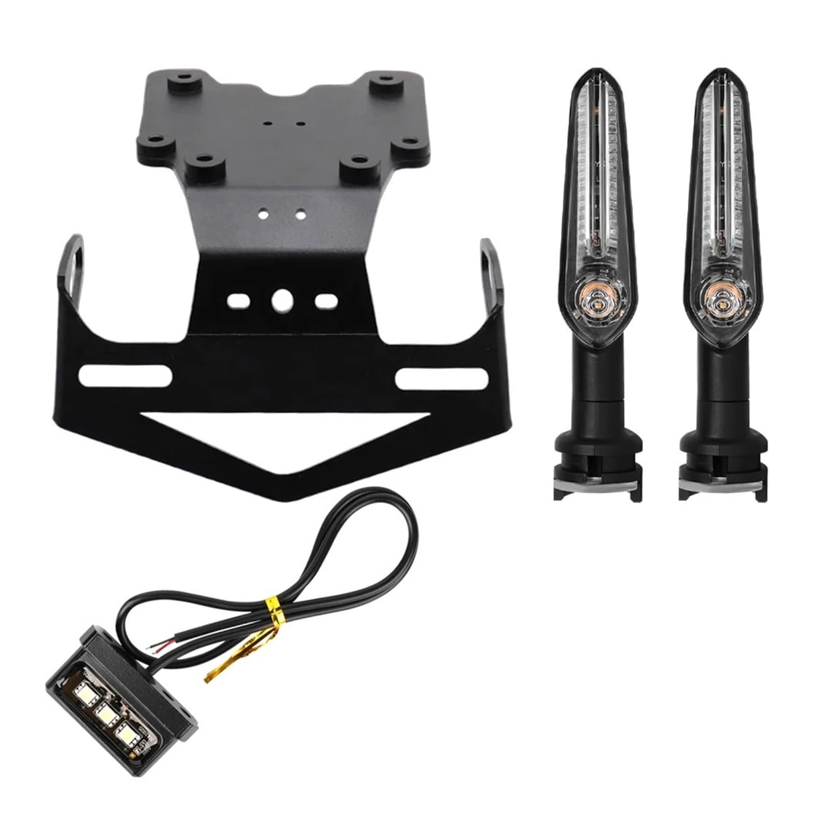 Support plaque d'immatriculation Tenere 700 clignotant LED garde-boue XTZ07 - 8