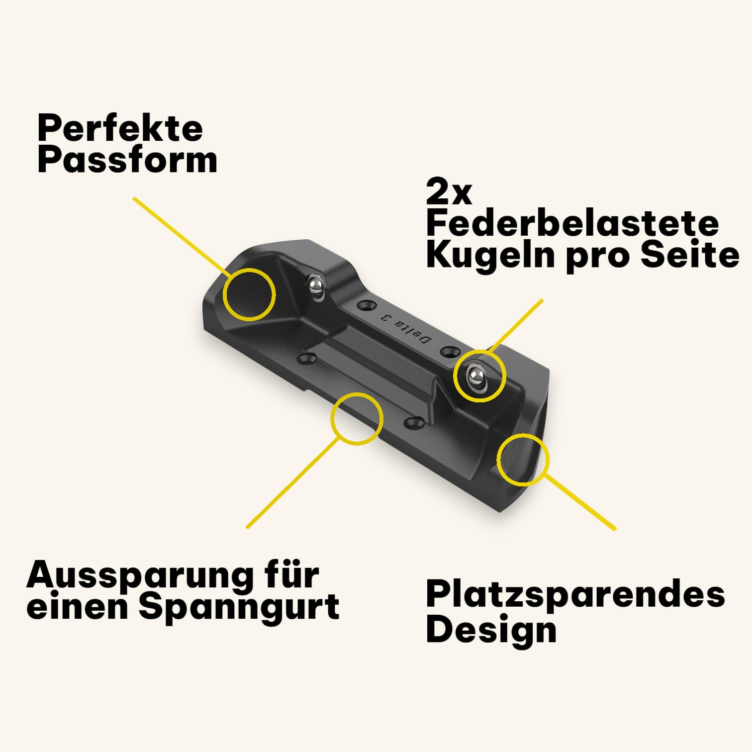 Halterung passend für Ecoflow Delta 3 1500 | Wohnwagen,Wohnmobil, Boot & Zuhause