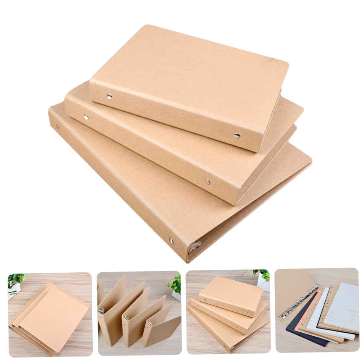Copertina per Quaderni in Kraft Paper 3pezzi, Binder Cover