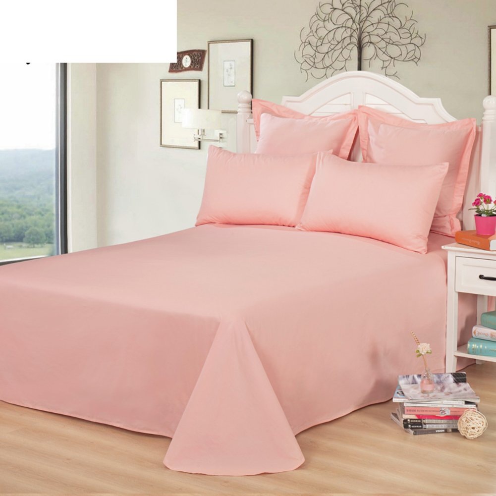 Drap de lit en coton 245x270 cm qualité supérieure été unie
