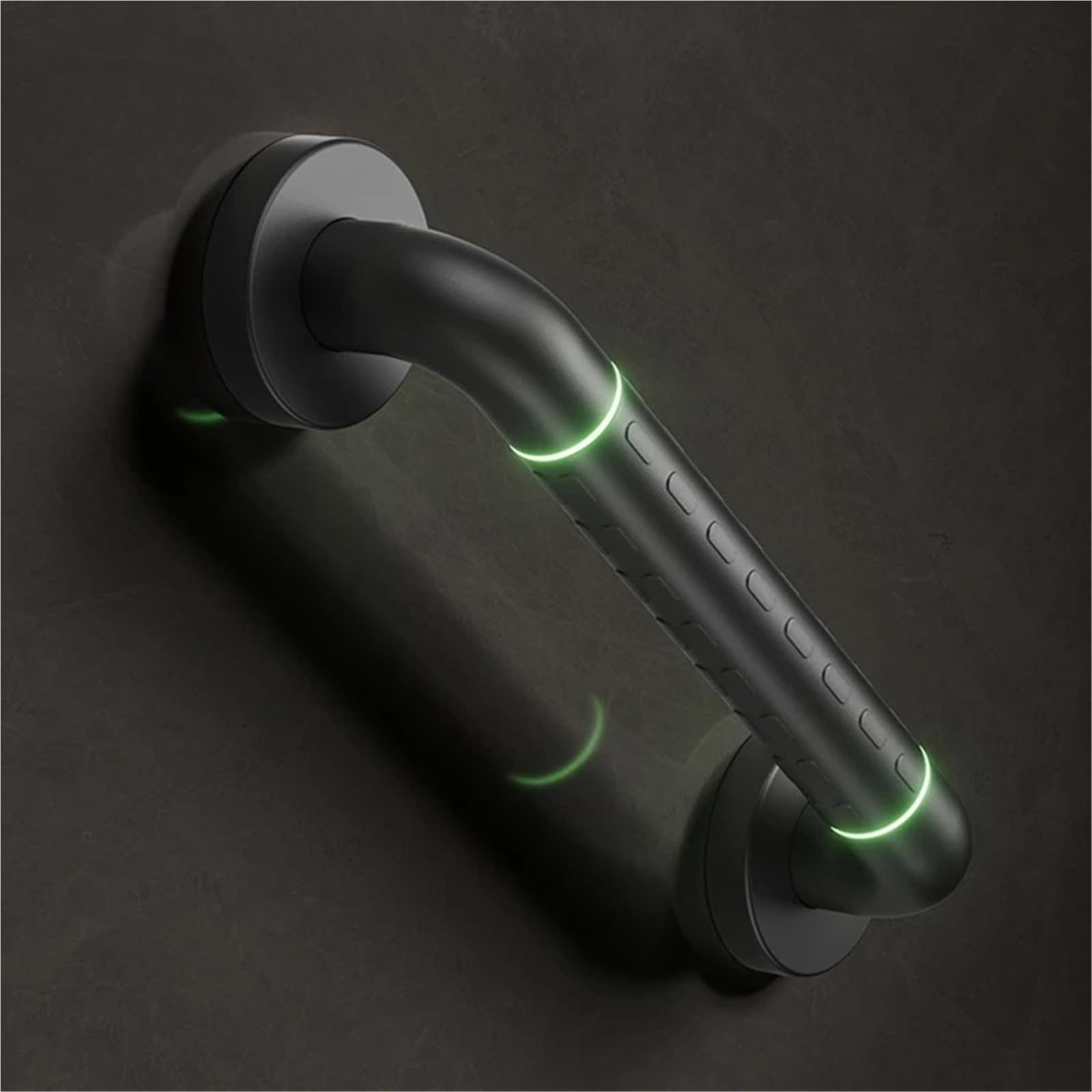 Pasamanos de baño de 30/38/48/58 cm, pasamanos para bañera, Inodoro, Barra de Apoyo Gris, asa de Seguridad para Ducha, toallero, asideros para baño (38 cm)