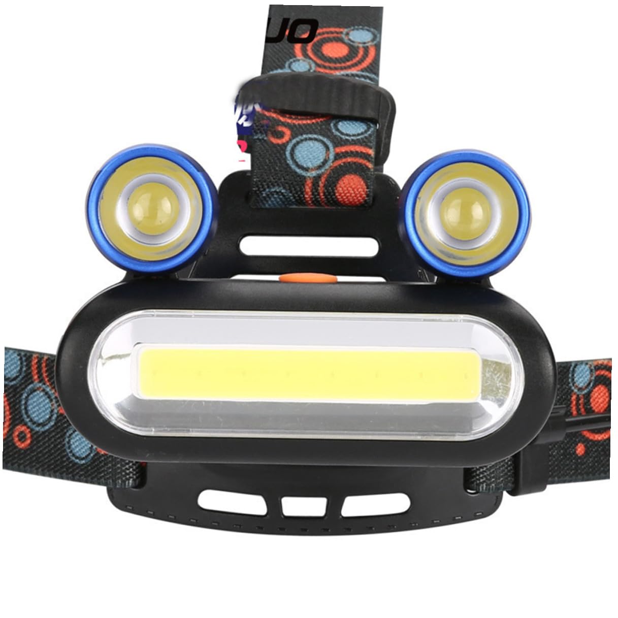 PRETYZOOM Linterna Frontal Recargable por USB Luz LED Cob, Resistente al Agua Correas Ajustables para Pesca Nocturna y Reparaciones en Casa Color Aleatorio