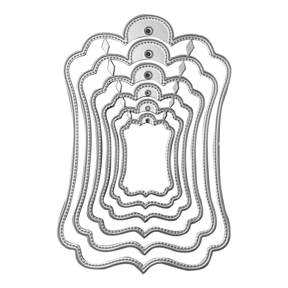 LovePlz Cutting Dies Stamp Metal DIY Scrapbook Paper Cards Photo Punch Stencil Carbon Steel Creative Paper Embossing Tool Silver