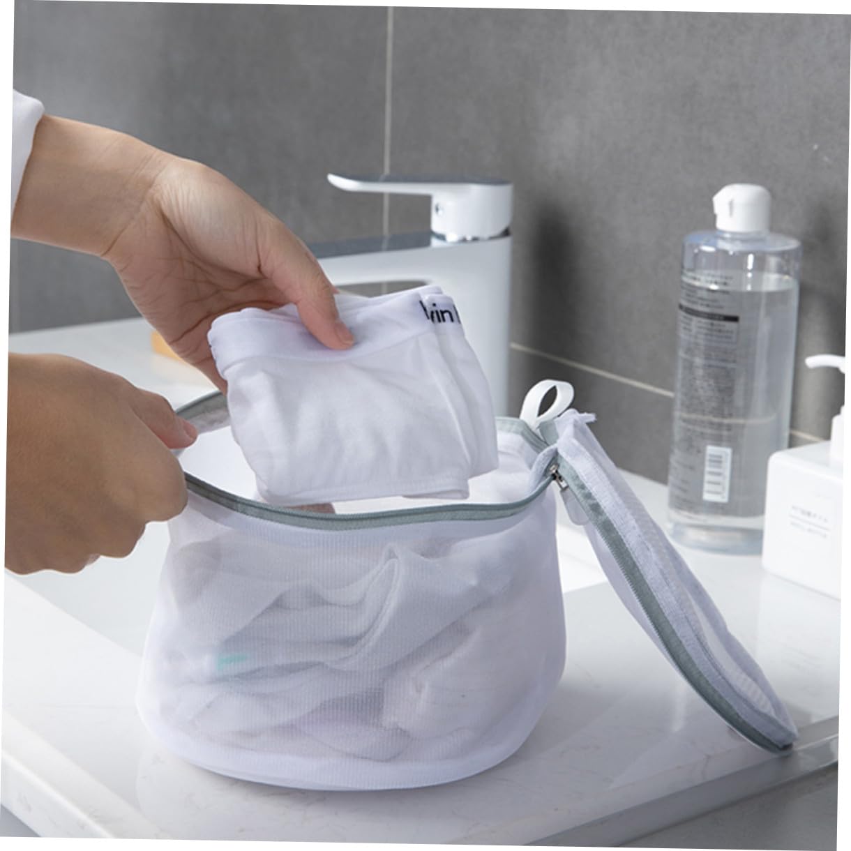 Bolsa de Lavado 6 Piezas de Terylene Cremallera Oculta