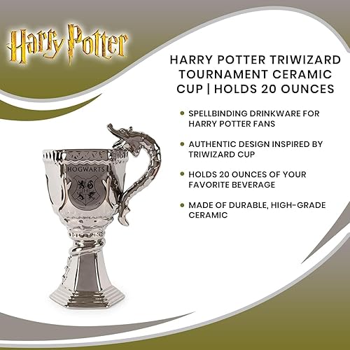 Miniatura 7 de Harry Potter Taza de cerámica Triwizard Tournament | Taza de café grande, esenciales para la cocina del hogar, vasos novedosos | Regalos oficiales y