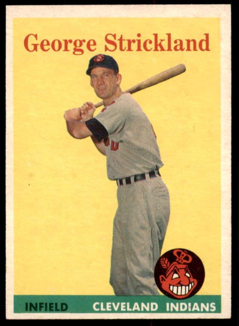 George Strickland Card 1958 Topps #102 - Slabbed Baseball Cards