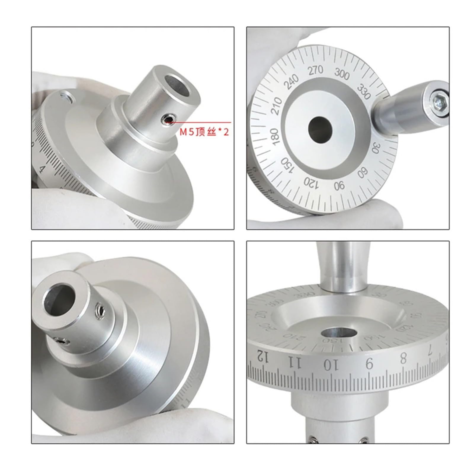 Linearführungsschienen-Set, Werkbank-Linearführung, Manueller Schiebetisch, 100–500 Mm Hub, Kugelumlaufspindel, SFU1204, Handrad, Lineare Bühne, CNC-Tischkreissäge(50MM Stroke)