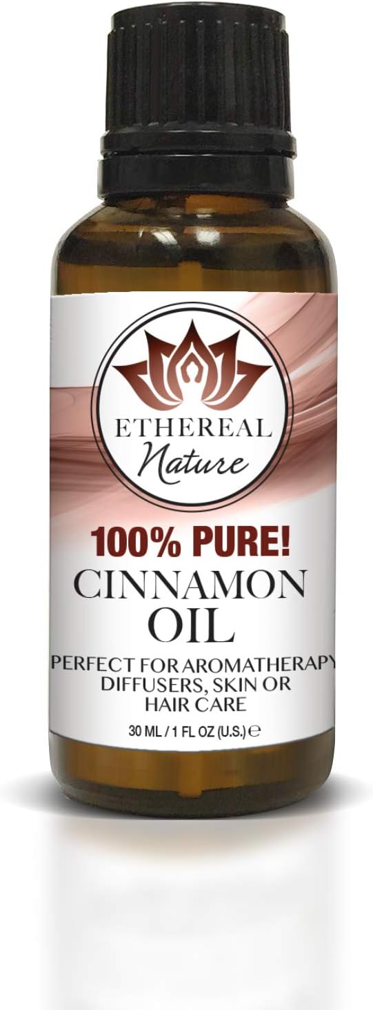 Ethereal Nature 100% Pure Oil, Cinnamon, 1.01 Fluid Ounce