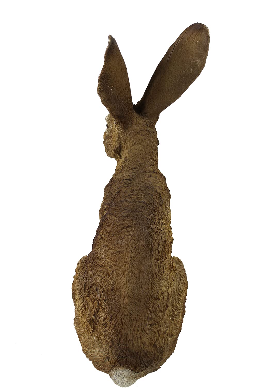 Arnusa Figurka zwierzęcia zając polny naturalnej wielkości 51 cm figurka ogrodowa zając rambler dekoracja ogrodowa