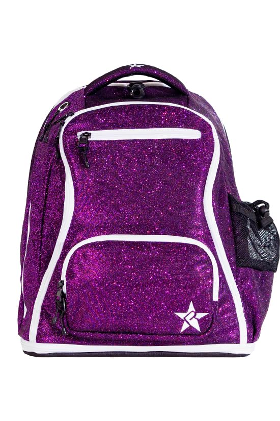 Bolsa Plum Rebel Dream com zíper branco
