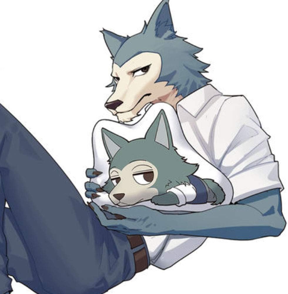 Amazon ビースターズ レゴシ クッション ぬいぐるみ 抱き枕 Beastars コスプレ小物 ふわふわ 萌えグッズ 車 ソファ ベッドルーム おもちゃ ギフト ハロウィン クリスマス 贈り物 プレゼント B アニメ 萌えグッズ 通販