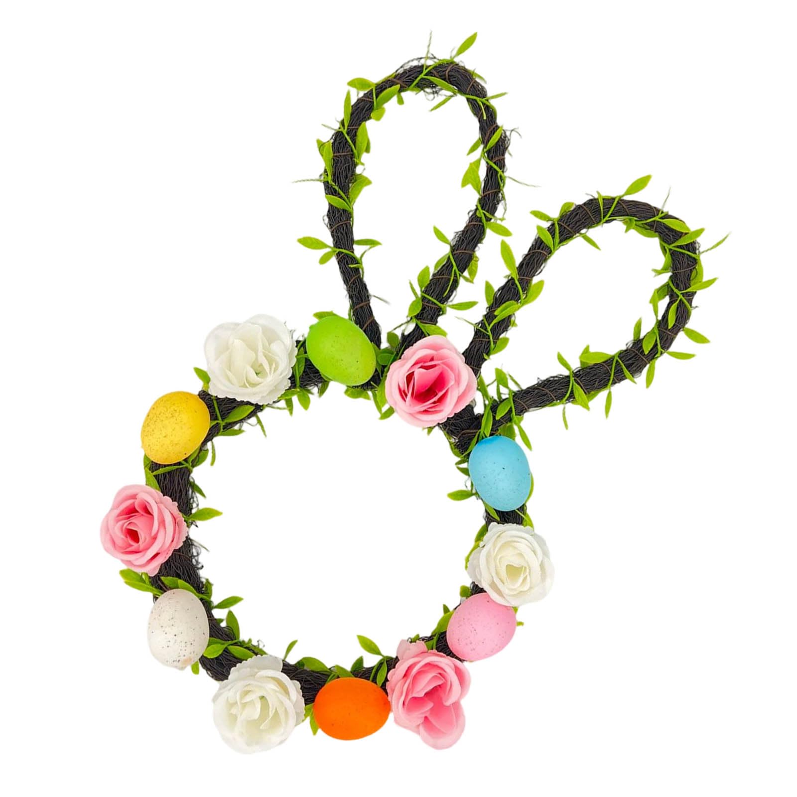Festival Easter Hanging Ornament Garland Suitable for Home and Party Decoration Door Hanger Accessories Holiday Wreath