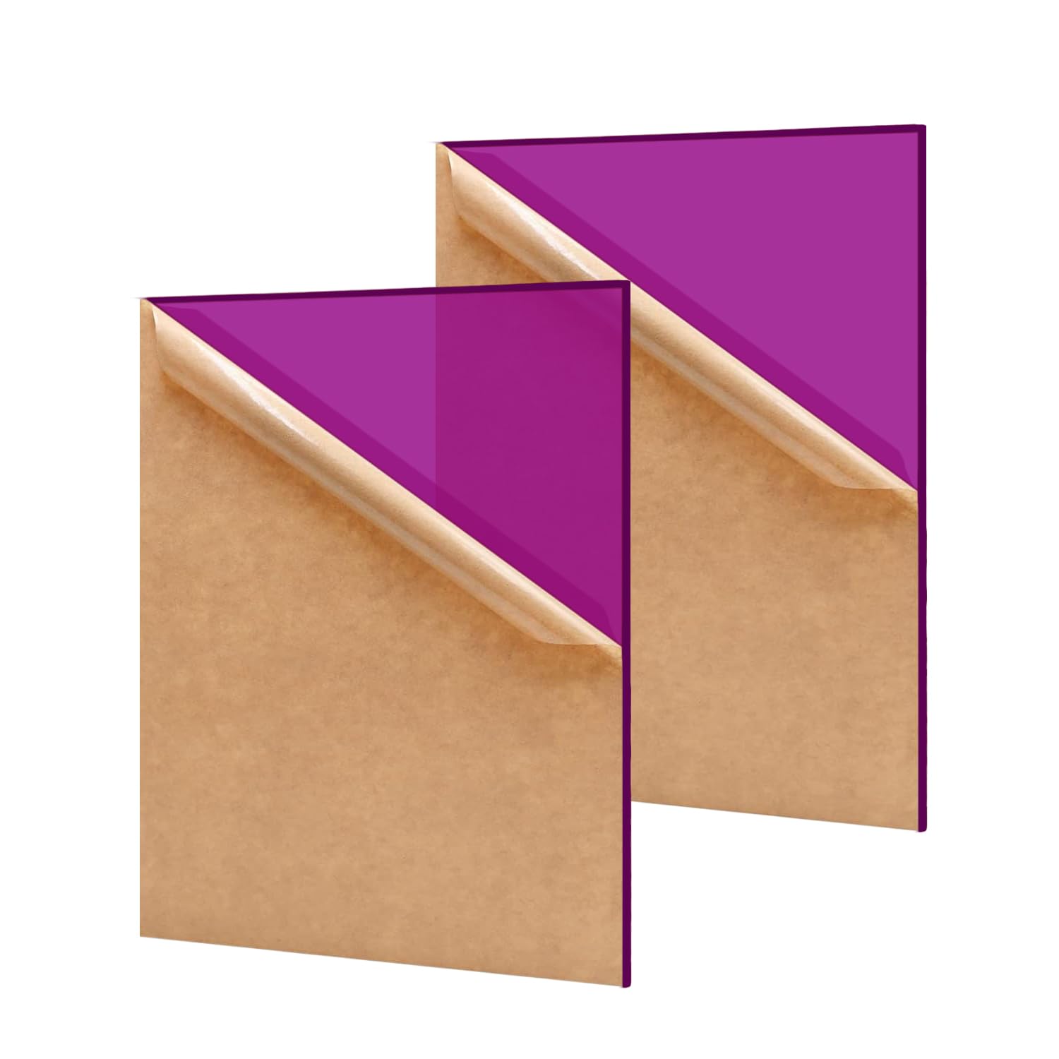 Red Acrylic Sheets - 2 Pack for Laser Cutting & Crafts -17