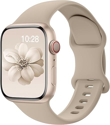 Miniatura 30 de Correa deportiva de silicona para Apple Watch 40 mm 38 mm, 41 mm, 44 mm, 45 mm, 42 mm, 49 mm - Correa de repuesto suave y resistente al agua